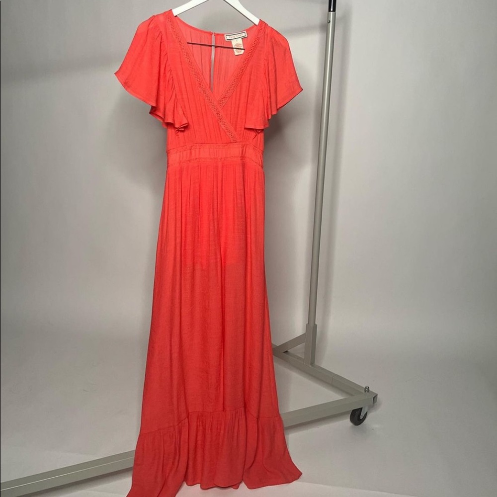 Coral/ red jumpsuit